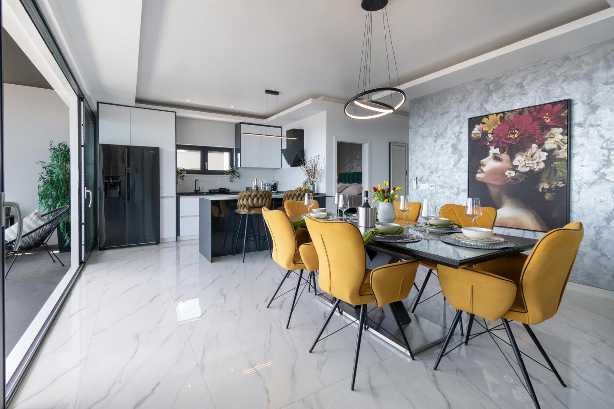 Lux Penthouse Panoramic View With Jacuzzi Apartment Makarska Exterior photo
